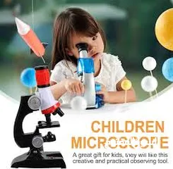  6 مجهر ميكروسكوب  مكبر تعليمي  للاطفال