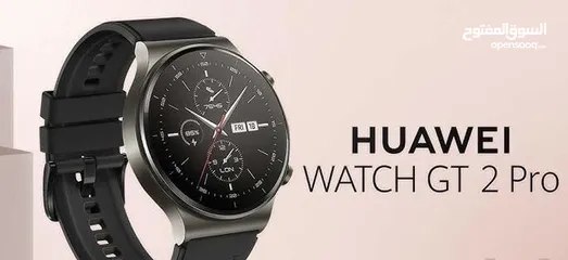  9 ساعة Huawei Watch GT 2 Pro بحاله ممتازه جداً