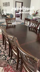  3 DINING TABLE solid wood (8 chairs)