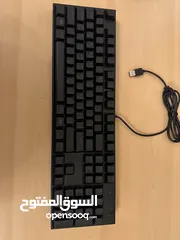  9 ماوس G502 واير مستعمل سنة مع كيبورد coolermaster عربي انجليزي الحجم الكبير مع اضاءة RGB داخل الكيبور