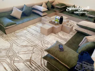  2 مجالس عربي غير مستعمل للبيع خمس فرشات