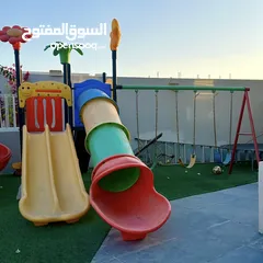  2 لعبة اطفال خارجية بحالة ممتازة outdoor playground for kids