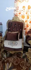  5 طقم كنب مصري دمياطي خشب زان ثقيل سبعة مقاعد 7