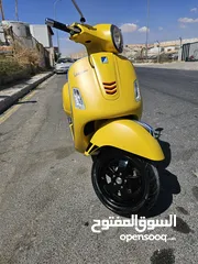  25 فيسبا GTS SUPER 2018 300cc  كفاله سنه بسعر مغري