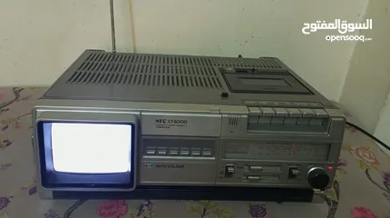  4 تلفزيون وراديو ومسجل قديم ياباني صناعة 1979 شغال بحاله ممتازة جدا جدا وكالة