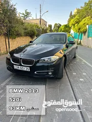  1 BMW 520 ممشى قليـــل شركة