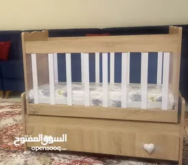  1 سرير طفل نظافة 100 ٪اخو الجديد