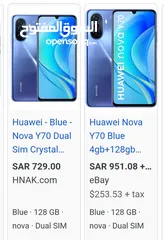  2 Huawei Nova Y70