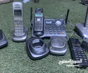  2 هواتف Panasonic ارضي وارد امريكا بحالة جيدة جدا