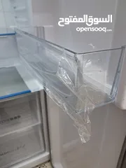  12 Brand New, Haier Side by Side two doors Refrigerator, Twin Inverter Technology, Silver Color