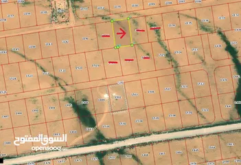  3 قطعة ارض جنوب عمان في منطقة الجيزة واجهة على الشارع للبيع