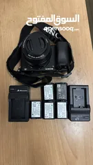  3 Sony 4K Mirrorless a6300 with 5 battery