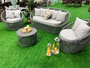  8 اجمل واروع اثاث منزلي من رتان والخبزران وأثاث معدنية ومرجيح وبنك بانك