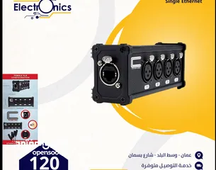  1 XLR Over Cat5 4 Channel 3-Pin Male Female to Single Ethernet