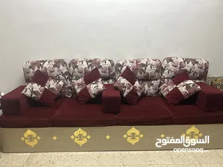  2 طقم جلوس 12 مقعد الجميع صناديق تخزين مع ديكور شاشة حائط