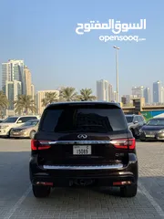  5 إنفنتي Qx80 2018 نضيف جداًً خالي من الحوادث