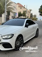  2 Mercedes E200 Coupe 2021 Amg kit Night فحص كامل 7 جيد