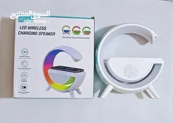  9 سماعة LED لاسلكية مع شاحن مدمج   استمتع بجودة صوت رائعة وإضاءة LED ملونة تضفي لمسة عصرية