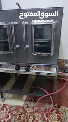  3 فرن عربي 80*65 مستعمل بحالة الوكالة استعمال منزل 3 مران البيع لدواعي السفر