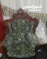  4 طقم كنب خشب ثقيل