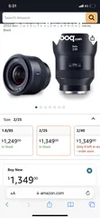  3 Zeiss Batis 2/25 Wide-Angle Camera Lens for Sony E-Mount  Mirrorless Cameras