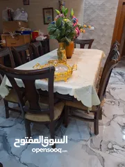  3 طقم سفره مع درسوار وبوفيه قزاز