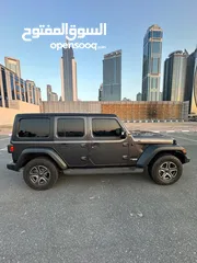  4 Jeep Wrangler Unlimited Sport, 2021, Full service history, Excellent condition, GCC