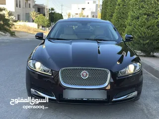  6 JAGUAR XF 2014 Full option وارد الوكالة / صيانة الوكالة قاطعة مسافة 100 الف كم