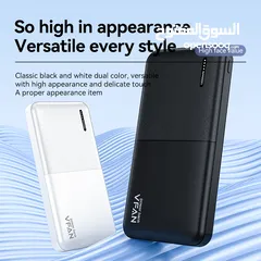  8 باور بانك شاحن محمول مميز VFan F04 Power Bank 10000mAh Dual Charging Devices