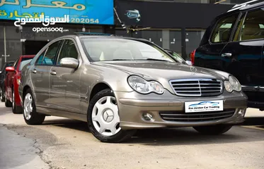  1 مرسيدس سي كلاس 200 بحالة الشركة Mercedes C200 Kompressor 2005