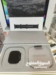  6 Apple Watch Ultra 2 Black Edition بطاريه 100% مشحونه مرتين