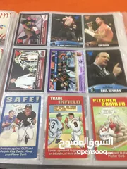  17 بطاقات رياضة رسمية panini and Topps