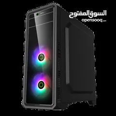  4 كيس جيمنغ فارغ احترافي جيماكس تجميعة  Gamemax Gaming G561-FRGB BK