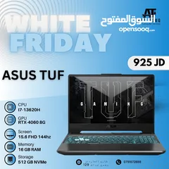  1 LAPTOP ASUS TUF GAMING CORE I7 - 16 GB - 512 NVMe لابتوب ايسوس جيمنج - جيل 13