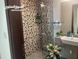  9 لليجار شقه غرفه وصاله مفروشه فرش فندقي في الفرجان Flat for rent in furjan 1bhk with 2 washroom
