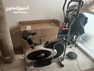  5 Home skying and bicycle machine
