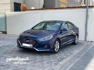  2 Hyundai Sonata 2018 (Blue)