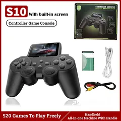 2 S10 Mini Remote Control Handles Handheld Console 520 Games AV Output Video Two Player Controller Kid