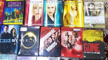  10 DVD Series and action movies 500 baisa per cd