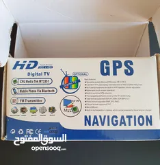  7 جهاز GPS ملاحة احترافي بشاشة لمس عالية الدقة (800×480) مزود بتلفزيون رقمي