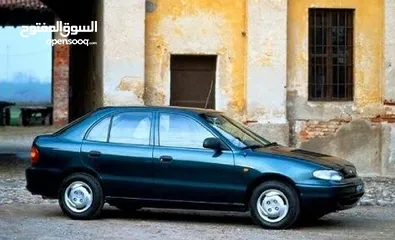  2 اكسنت موديل 1997 لون ابيض للبيع بسعر مغر جداً بحاجة الى اعادة تسجيل  و ترخيص ودفع مخالفات