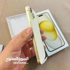  4 ايفون 15 نظيف وكالة مع الكرتونة