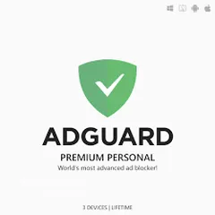  1 Adguard premium لحذف الإعلانات من جميع المنصات