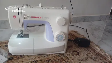  8 ماكينة خياطة منزلي سنجر استعمال بسيط جدا جدا