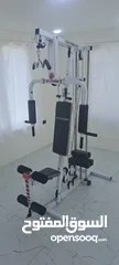  1 جهاز رياضة منزلي مع الأوزان شبه جديد التواصل على الرقم اللي بالوصف