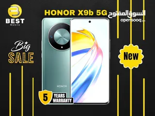  5 جديد الان هونر اكس 9 بي // honor x9b 256GB 16G Ram new