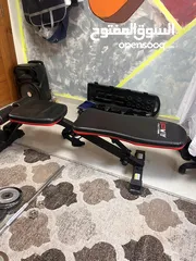  5 80 كيلو + بنش + بار+2دامبل + حبلين مقاومه