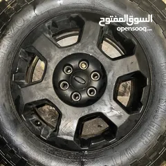  8 جنط فورد f150  لاريت كروم مدهون اسود بحالة الوكاله