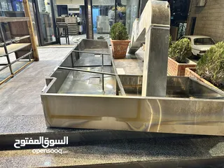  4 معدات مطعم للبيع بسعر حرق  يرجى قراءة الاعلان جيدا