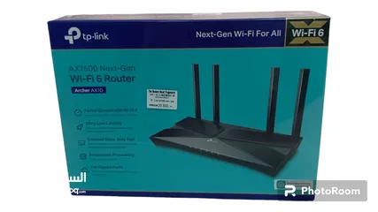  2 مقوي شبكه الانترنت TP-Link Ax1500 next-gen